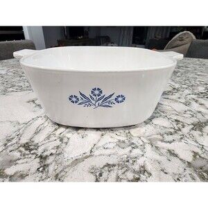 Corning Ware Cornflower Blue 2.5 Quart P-2.5 -B Casserole Dish No Lid